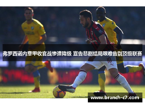 弗罗西诺内意甲收官战惨遭降级 宣告悲剧结局艰难告别顶级联赛